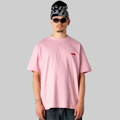 Outlet Herre Baine Grundlagt T-shirt Dusty Rose T-Shirts, Poloer Og Skjorter·T-Shirts Og Undertrøjer