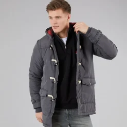 Online Herre Baltico Duffel Coat Mørkegrå Dk Grey Jakker Og Frakker·Lette Jakker|Jakker Og Frakker·Jakker Og Frakker