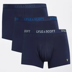 Sale Herre Barclay Tre Pakke Boxer Trunks Peacoat Multipakker·Undertøj|Undertøj, Sokker Og Nattøj·Boxer Shorts