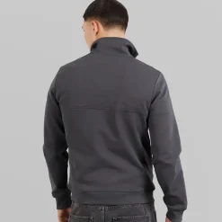 Online Herre Bastien 1/​2 Lynlås Sweatshirt Dark Grey Solid Udendørs|Hættetrøjer Og Sweatshirts·Sweatshirts
