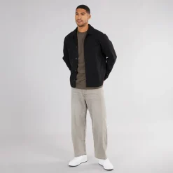 Hot Herre Baxter Overshirt Sort T-Shirts, Poloer Og Skjorter·Skjorter|Jakker Og Frakker·Jakker Og Frakker