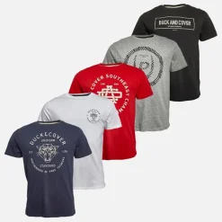 New Herre Belvadier Fem Pak T-shirts Assorteret T-Shirts, Poloer Og Skjorter·Multipakker|Multipakker·T-Shirts Og Undertrøjer