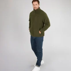 Clearance Herre Bernal Fuld Lynlås Fleece Jakke Mørk Vinstok Udendørs|Jakker Og Frakker