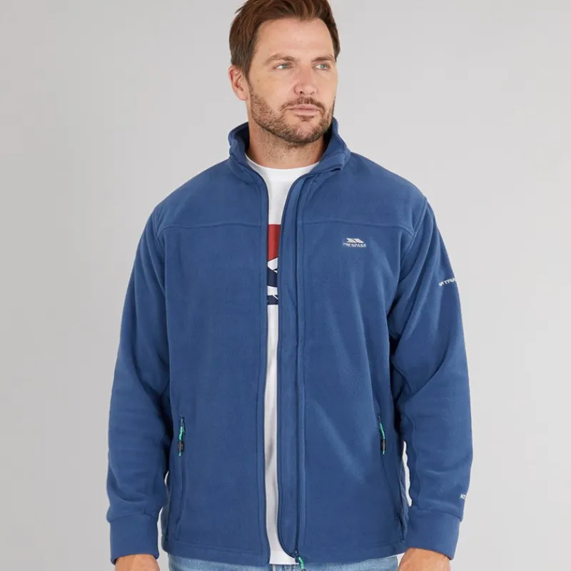 Best Herre Bernal Full Zip Fleece Jakke Blå Tone Udendørs|Jakker Og Frakker