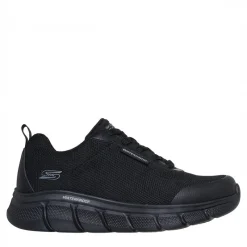 Outlet Herre Bobs B Flex Vandtætte Sneakers Sort Sneakers|Sneakers