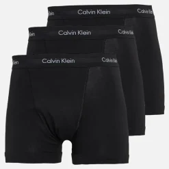 Outlet Herre Bomuld Stretch Tre Pak Boxer Trusser /​ Multipakker·Undertøj|Undertøj, Sokker Og Nattøj·Boxer Shorts