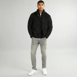 Sale Herre Borg Fleece med Høj Hals Hættetrøjer Og Sweatshirts·Fleecetøj|Træningsdragter Og Joggingbukser·Fleecetøj