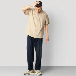 Outlet Herre Bowling Kortærmet Skjorte Khaki T-Shirts, Poloer Og Skjorter·Skjorter