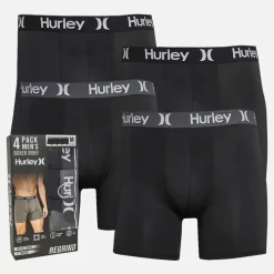 Best Herre Boxer-Shorts 4-pak Sort Multipakker·Undertøj|Undertøj, Sokker Og Nattøj·Boxer Shorts