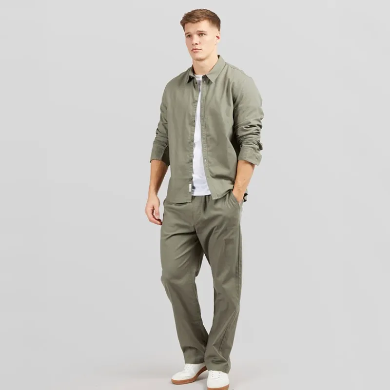 Hot Herre Bukser Dusty Olive Jeans Og Bukser·Bukser