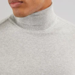 Sale Herre Burns Jumper Lys Grå Melange Trøjer Og Cardigans·Trøjer