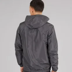 Herre Callum Anorak Jakke Dark Grey Træning|Jakker Og Frakker