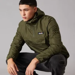 Outlet Herre Callum Anorak Jakke Khaki Træning|Jakker Og Frakker