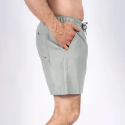 Sale Herre Cancun Ensfarvede Badeshorts Lys Army Shorts Og Badetøj·Shorts