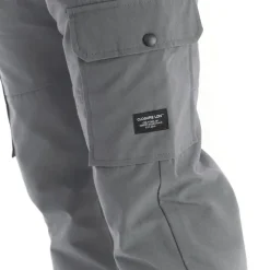 Discount Herre Cargobukser med Ripstop og åben kant Antracit Jeans Og Bukser·Cargobukser|Jeans Og Bukser·Bukser