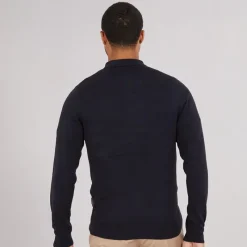 Herre Cash L/​S Polo Shirt Marine T-Shirts, Poloer Og Skjorter·Poloer
