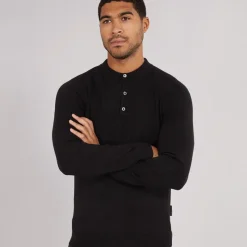Hot Herre Cash L/​S Polo Shirt Sort T-Shirts, Poloer Og Skjorter·Poloer