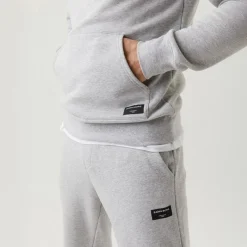 Outlet Herre Centre Hættetrøje Lysegrå Melange Hættetrøjer Og Sweatshirts·Hættetrøjer