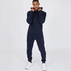 Best Herre Chelmere Hoodie og Joggers Sæt Blå Træningsdragter Og Joggingbukser·Træningsdragter