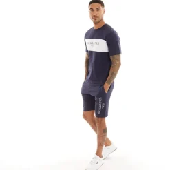 New Herre Chester Twinset Blå Blazer Træningsdragter Og Joggingbukser·Træningsdragter|T-Shirts, Poloer Og Skjorter·Sæt