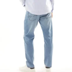 Clearance Herre Chris SQ 957 Relaxed Fit Jeans Blå Denim Jeans Og Bukser·Jeans