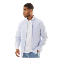 Hot Herre Classic Oxford Langærmet shirts Blå T-Shirts, Poloer Og Skjorter·Skjorter