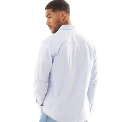 Hot Herre Classic Oxford Langærmet shirts Blå T-Shirts, Poloer Og Skjorter·Skjorter