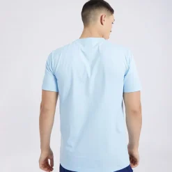 Online Herre Cleffios Logo T-Shirt Lyseblå T-Shirts Og Undertrøjer|T-Shirts, Poloer Og Skjorter·T-Shirts Og Undertrøjer