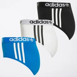 Herre Comfort Flex 3-Stripes Tre Pak Underbukser Sort/​Blå/​Hvid Undertøj Og Sokker|Multipakker·Undertøj
