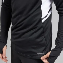 Clearance Herre Condivo 22 1/​4 lynlås træningstop Sort/​Hvid Træning|T-Shirts Og Undertrøjer