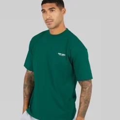 Clearance Herre Creative T-Shirt Smaragd T-Shirts, Poloer Og Skjorter·T-Shirts Og Undertrøjer