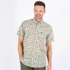 Clearance Herre Darin Kortærmet Skjorte Lysegrøn T-Shirts, Poloer Og Skjorter·Skjorter
