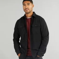 Sale Herre Dean Ensfarvet Overskjorte T-Shirts, Poloer Og Skjorter·Skjorter|Jakker Og Frakker·Jakker Og Frakker