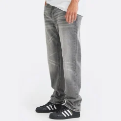 Discount Herre Denim Jeans Grå Denim Jeans Og Bukser·Jeans Med Lige Ben|Jeans Og Bukser·Jeans
