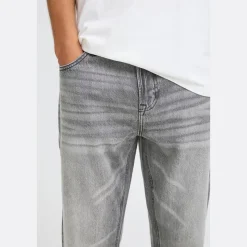 Discount Herre Denim Jeans Grå Denim Jeans Og Bukser·Jeans Med Lige Ben|Jeans Og Bukser·Jeans