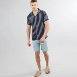 New Herre Denim Shorts MF 330 Blå Denim Shorts Og Badetøj·Shorts