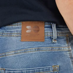 New Herre Detendu Afslappet Pasform Jeans Mellem Vask Jeans Og Bukser·Jeans