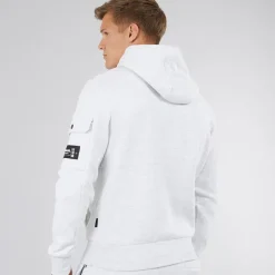 New Herre Dimora Utility Hættetrøje Lysegrå Melering Hættetrøjer Og Sweatshirts·Hættetrøjer