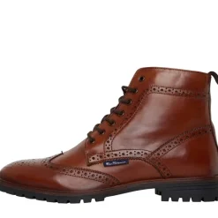 Discount Herre Duke Læder Brogue Støvler Brun Støvler|Støvler