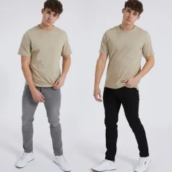 Online Herre Eddie To-pak Slim Fit Jeans /​Mellemgrå Jeans Og Bukser·Slim Jeans|Jeans Og Bukser·Jeans