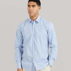 Best Herre elegant skjorte Open Blue T-Shirts, Poloer Og Skjorter·Skjorter
