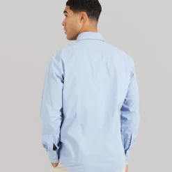 Best Herre elegant skjorte Open Blue T-Shirts, Poloer Og Skjorter·Skjorter