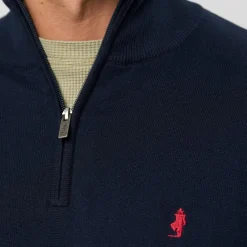 Discount Herre Eli Strik Sweater Dark Sapphire Trøjer Og Cardigans·Trøjer