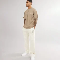 Discount Herre Emblem T-shirt Mink T-Shirts, Poloer Og Skjorter·T-Shirts Og Undertrøjer