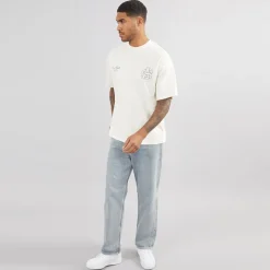 New Herre Emblem T-shirt Off White T-Shirts, Poloer Og Skjorter·T-Shirts Og Undertrøjer
