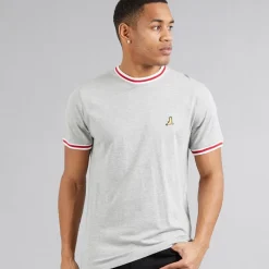 Outlet Herre Embryo T-shirt Lys Grå Melange T-Shirts, Poloer Og Skjorter·T-Shirts Og Undertrøjer