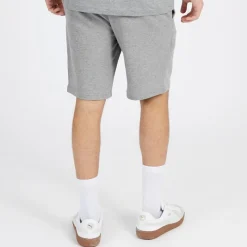 Clearance Herre Essentials Lille Logo Fleece Shorts Mellem Grå Melering Shorts Og Badetøj·Sport Shorts|Shorts