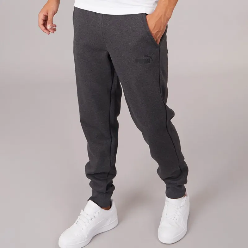 Best Herre Essentials Logo Joggers Dyb Grå Heather Træningsbukser|Træning