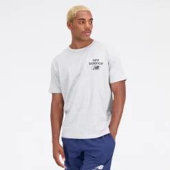 Herre Essentials Nytænkt Logo T-Shirt Atletisk Grå Træning|T-Shirts Og Undertrøjer