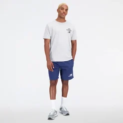 Herre Essentials Nytænkt Logo T-Shirt Atletisk Grå Træning|T-Shirts Og Undertrøjer